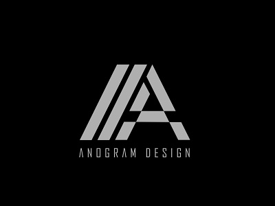 Logo Anogram brand branding character clean design flat graphic design icon identity illustration illustrator lettering logo minimal type typography vector