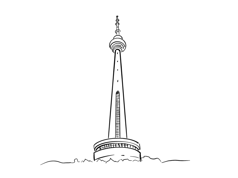 Baku tower by gurkanerol on Dribbble