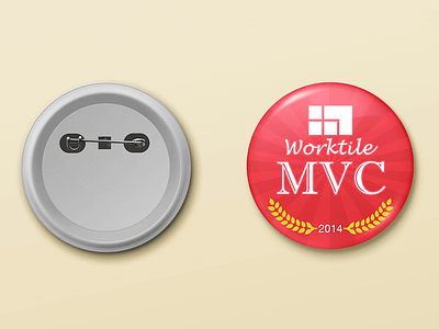 Worktile MVC Badge badge button pin