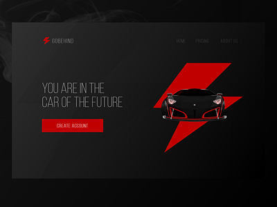 SPORTY CAR LANDING PAGE