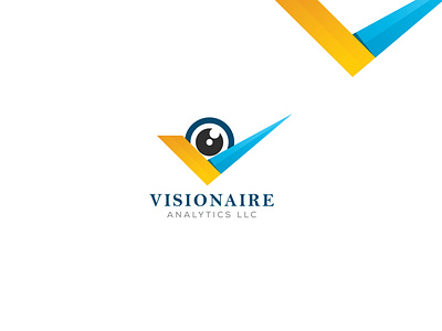 "visionaire" logo brand identity branding creative design illustrator lettering logo logo 2020 minimal new logo