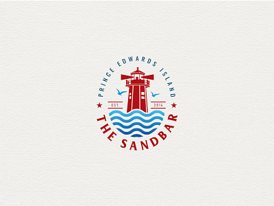 "The Sandbar" Logo design project. brand identity branding creative flat lettering logo logo 2020 minimal new logo web logo