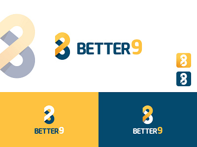 "BETTER_9" logo brand identity branding creative flat lettering logo logo 2020 minimal new logo typography