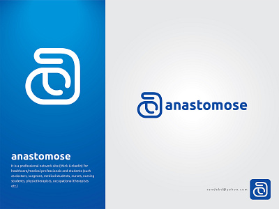 "anastomose" logo branding creative flat lettering logo logo 2020 minimal new logo typography web logo