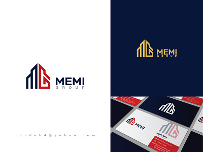 "MEMI GROUP" logo Design.