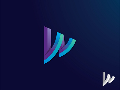 W logo mark