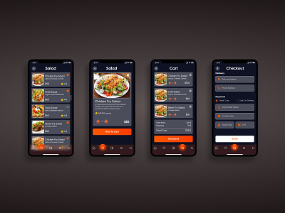 restaurant app checkout screen app ui checkout screen mobile app restaurant restaurant app task flow. ui