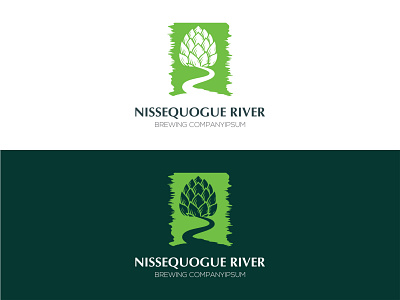 Nissequogue River Logo branding brewery logo brewing brewing company creative design drink logo flat food logo icon illustration illustrator logo minimal vector