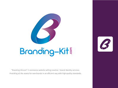 Branding_Kit Logo bk logo bk logo brand identity branding colorful logo creative design flat great logo greeting card icon illustration lettering logo minimal new logo design web logo