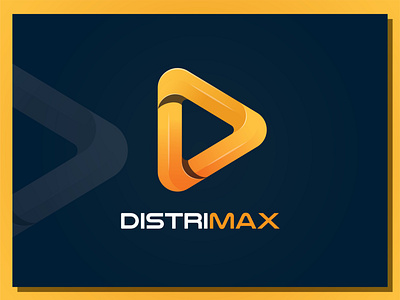 Distrimax logo brand identity branding creative design dlogo icon lettering logo minimal new logo web logo