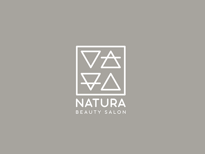 NATURA Beauty Salon branding design logo packagedesign packaging salon stationery
