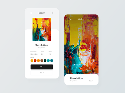 Art Marketplace App app clean creative fashion fashion app illustration minimal minimalist modern photography ux