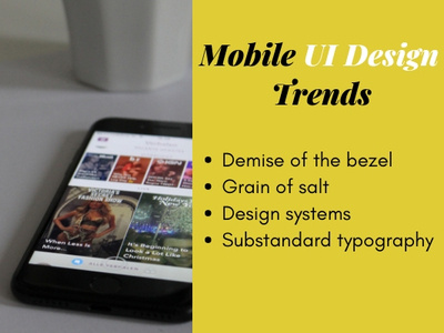 Mobile UI Design Trends app branding bezel design illustration salt typorgraphy ui ui design ui designers