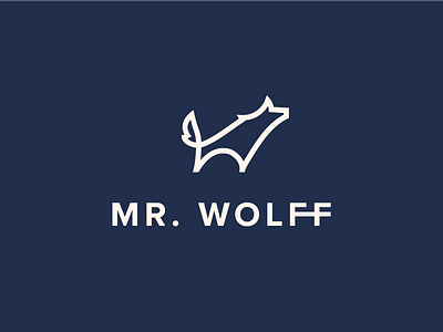 Mr.Wolff Brand Identity brand icon identity illustrator logo wolf