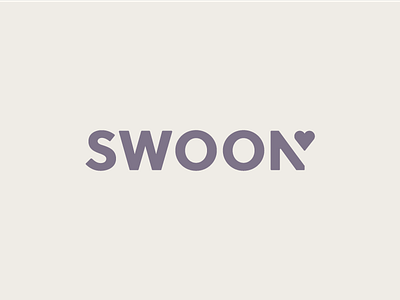 Swoon Logo conept logo logotype planner san serif type wedding