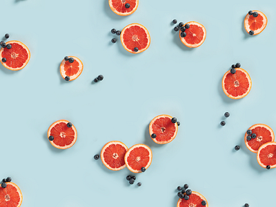 Grapefruits and Blueberries