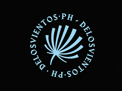 Delosvientos Logo 2019 blue branding design logo nature phone photo photography studios vector wind