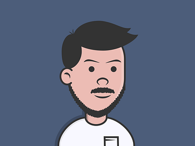 #NewProfilePic adobe illustrator avatar character flat design illustration instagram portrait portrait illustration profile profile picture side project vector artwork vector illustration