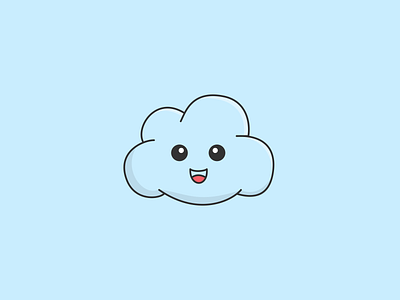 Kawaii Happy Cloud