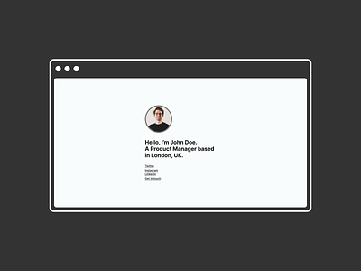 Headline - A HTML/CSS template for your personal brand basic brand carrd code css html landing page minimal one page personal portfolio profile source files template vcard