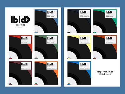 lbld 200 branding design illustration logo music newsletter playlists record labels side project website