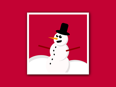 Snowman - Pure CSS Illustration christmas codepen css css drawing css illustration css image html illustration instagram pure css snowman xmas