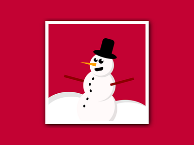 Snowman - Pure CSS Illustration