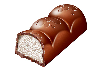 Chocolate bar with a Mousse filling