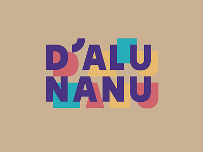 D'alu Nanu Logo branding design icon identity illustration logo vector