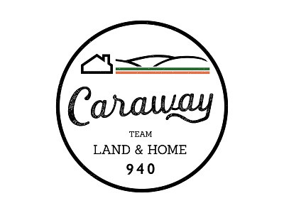Caraway logo architcture art brand design branding home icon illustration land landscape logo real estate real estate logo texas typography