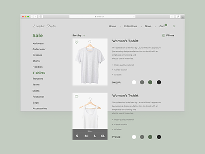 Catalog Page catalog design ecommerce shop ui ux web webdesign