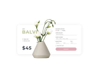 Card Checkout #DailyUI 002 checkout dailyui design ecommerce mobile ui ux