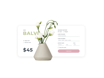 Card Checkout #DailyUI 002