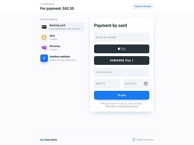 The minimalistic payment page checkout checkout page clean finance fintech minimalism minimalistic money pay payment service ui user interface ux webservices website design