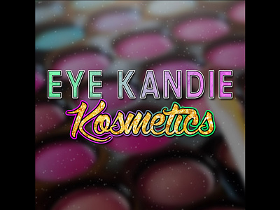 "Eye Kandie Kosmetics" Branding animation brand branding business business logo character clean design identity illustration illustrator logo minimal mobile photoshop professional sketch typography vector website