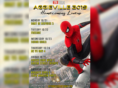 "Spiderman Homecoming" GHOE Flyer event flyer flyer ghoe ghoe flyer hbcu illustration illustrator marvel marvel flyer movie flyer party party flyer photoshop poster sony spider spiderman spiderman far from home spiderman homecoming spidey
