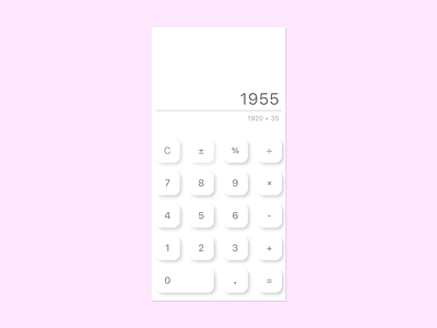 Daily UI 004 | Calculator