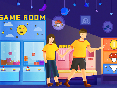 Game room illustration