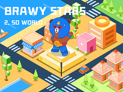 Brawl Stars-2.5D 2.5d illustration brawystars