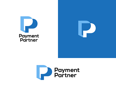 Payment Partner logo concept app art brand branding character clean design flat graphic design icon identity illustrator logo minimal monogram vector