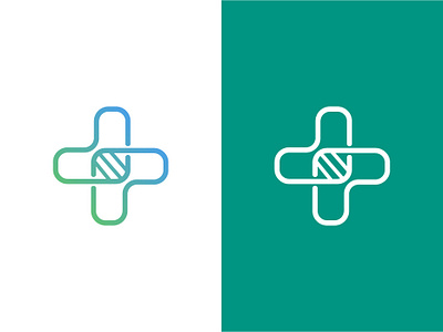 Medical logo concept art brand branding clean design flat icon identity illustrator logo medical logo minimal monogram vector