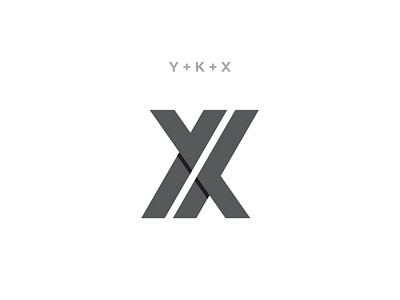 YKX monogram logo