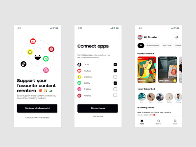 Sorpot design mobile mobile app social