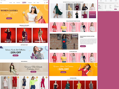 Clothes design graphic design ui ux web website