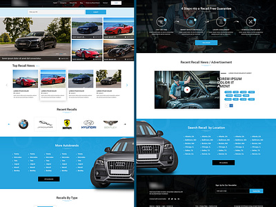 Motor design ui ux web website