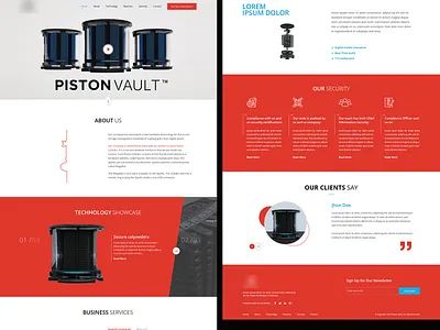 Piston design ui ux web website