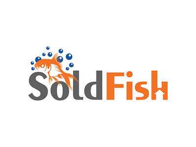 Soldfish adobe illustrator branding design fish graphic design logo vector