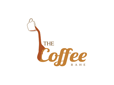 The Coffee Bahe adobe illustrator branding cafe clean coffee design graphic design logo typography