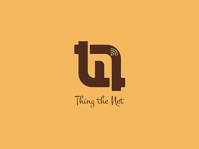 Thing the Net adobe illustrator branding commission design flat design graphic design logo net vector