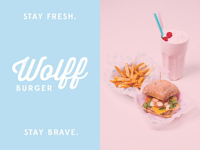 Introducing the Wolff Burger branding burger case study food fries logo miguelcm shakes wolff